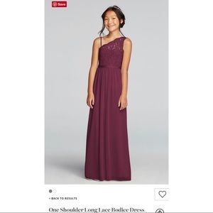 Junior Bridesmaid Dress- David’s Bridal